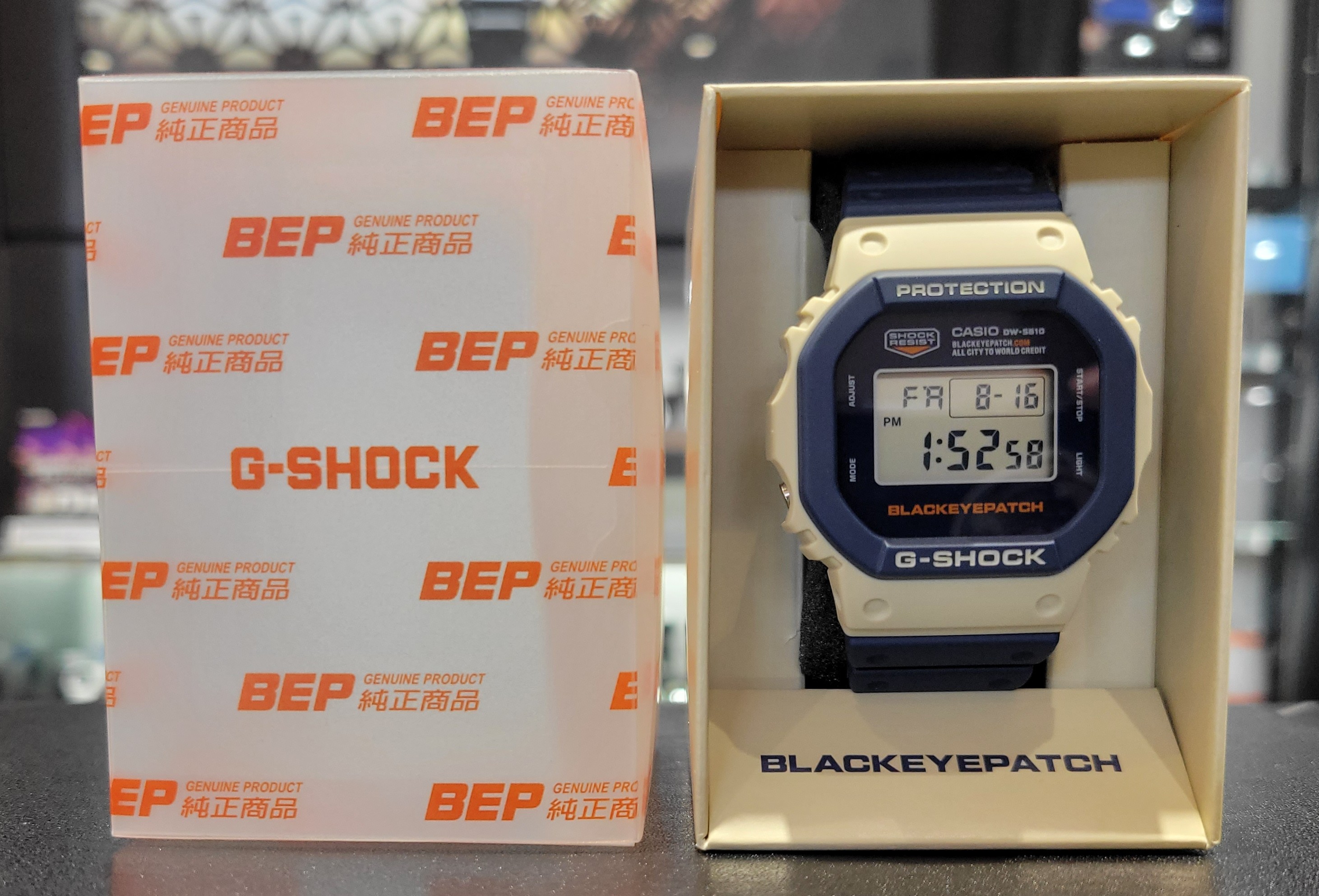 残り1本のみ！BlackEyePatch（ブラックアイパッチ）コラボのG-SHOCK