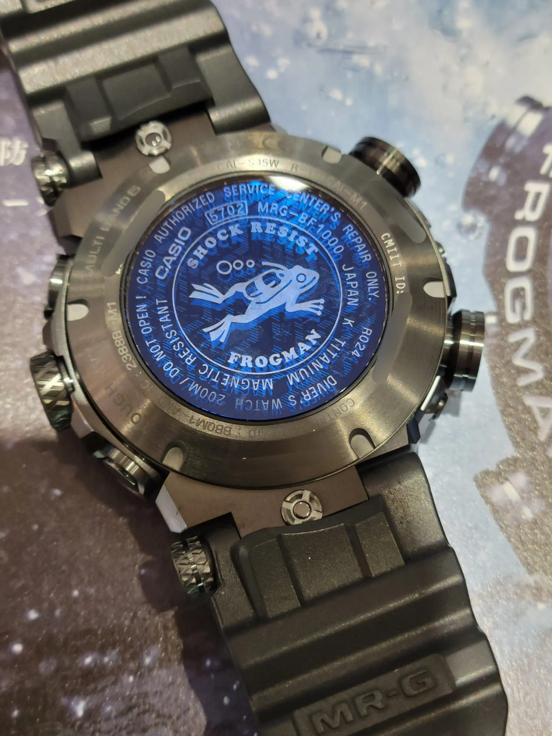 ダイビングでの使用ならMR-G フロッグマンがオススメです