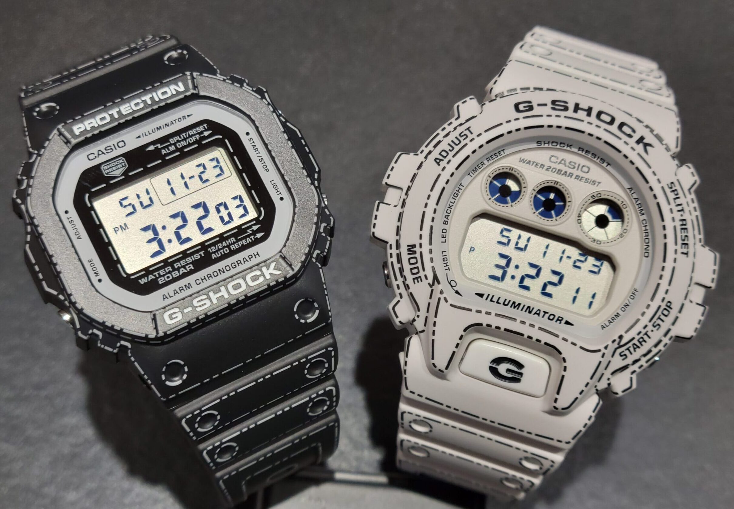 モ*ロ様 G-shock 折り紙　白　White 新品・未使用品 G-SHOCK Gショック 腕時計 折り紙 ORIGAMI Made in Japan 山折り 谷