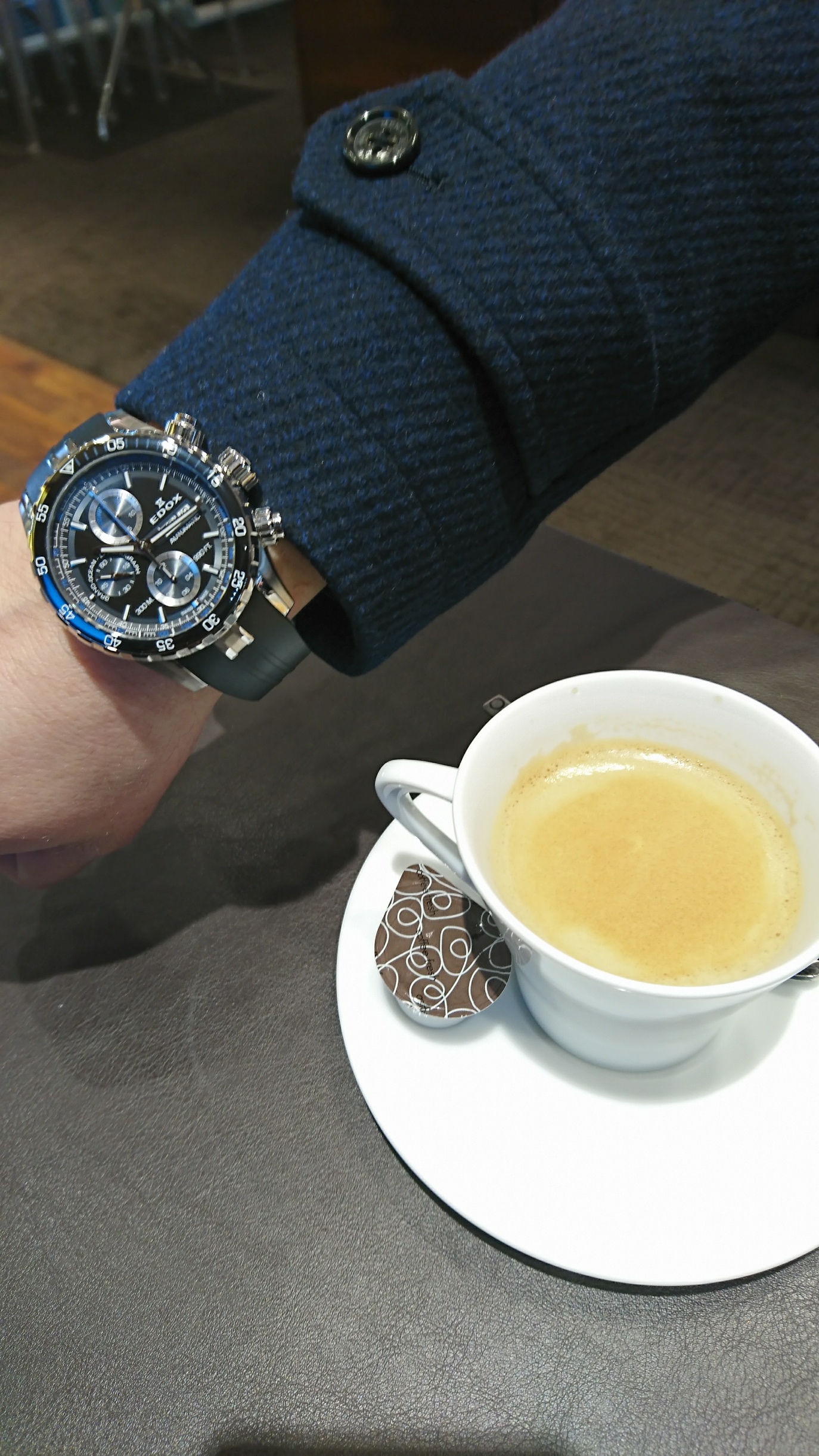 傷あり！超希少 ジョージジェンセン エナメル ブローチ303 群青色