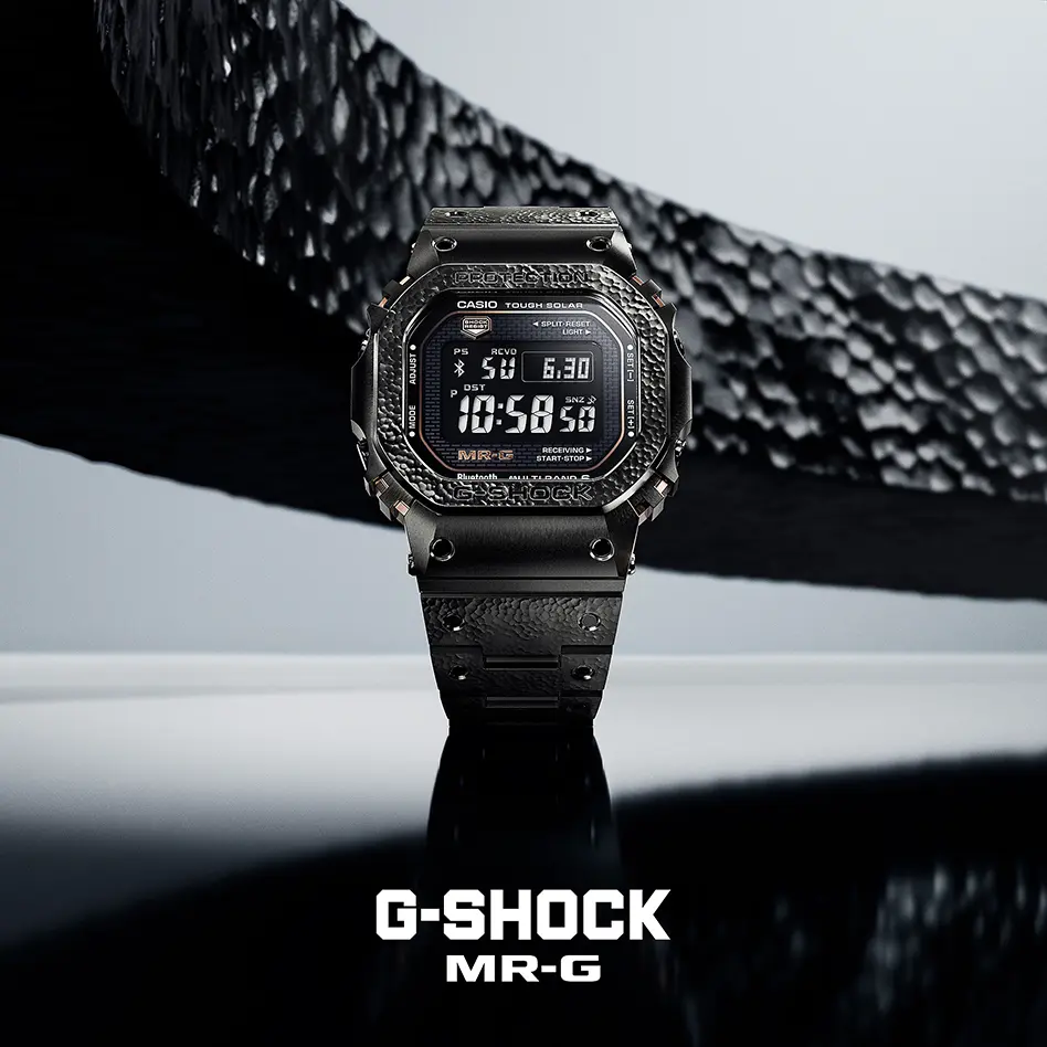 新品 MRG-B5000HT-1JR G-SHOCK 鎚起 タグ付 シリアル2桁 新作】MRG-B5000HT-1JR 予約開始|小林時計店-高級腕時計の正規