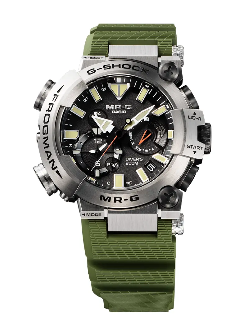 最終価格売れなきゃ出品取止めジャンク返品不可　CASIOFROGMAN イエロー MR-G 〈FROGMAN〉デビューイベント開催！|小林時計店-高級腕時計