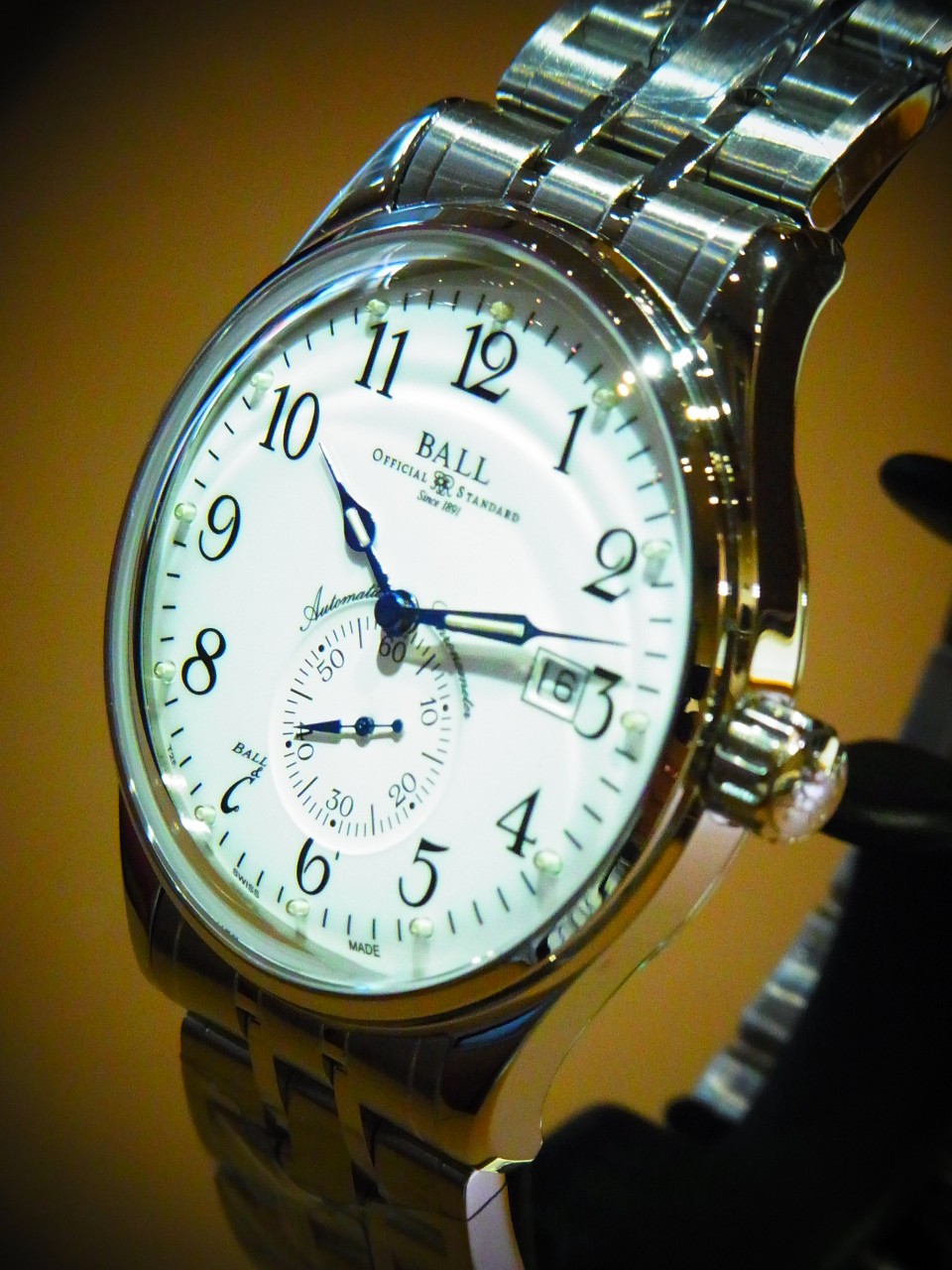 BALL WATCH トレインマスター スタンダードタイム』に、待望の