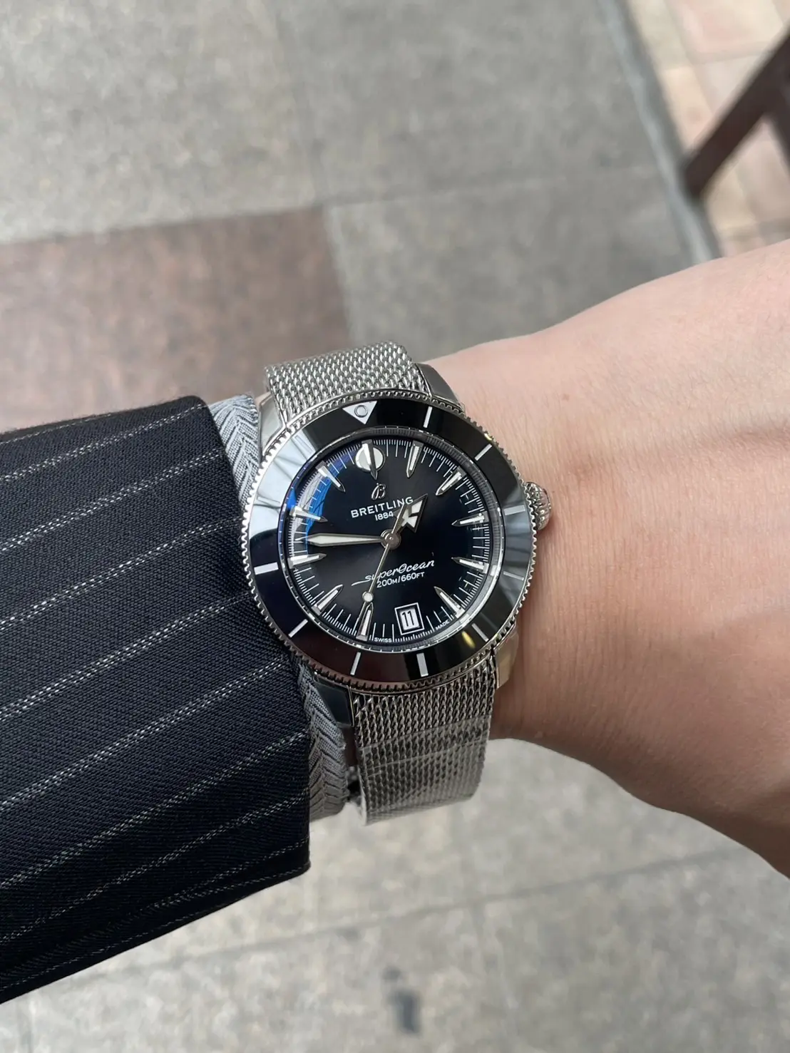 オリジナルを現代風に改良！ブライトリングのスーパーオーシャン