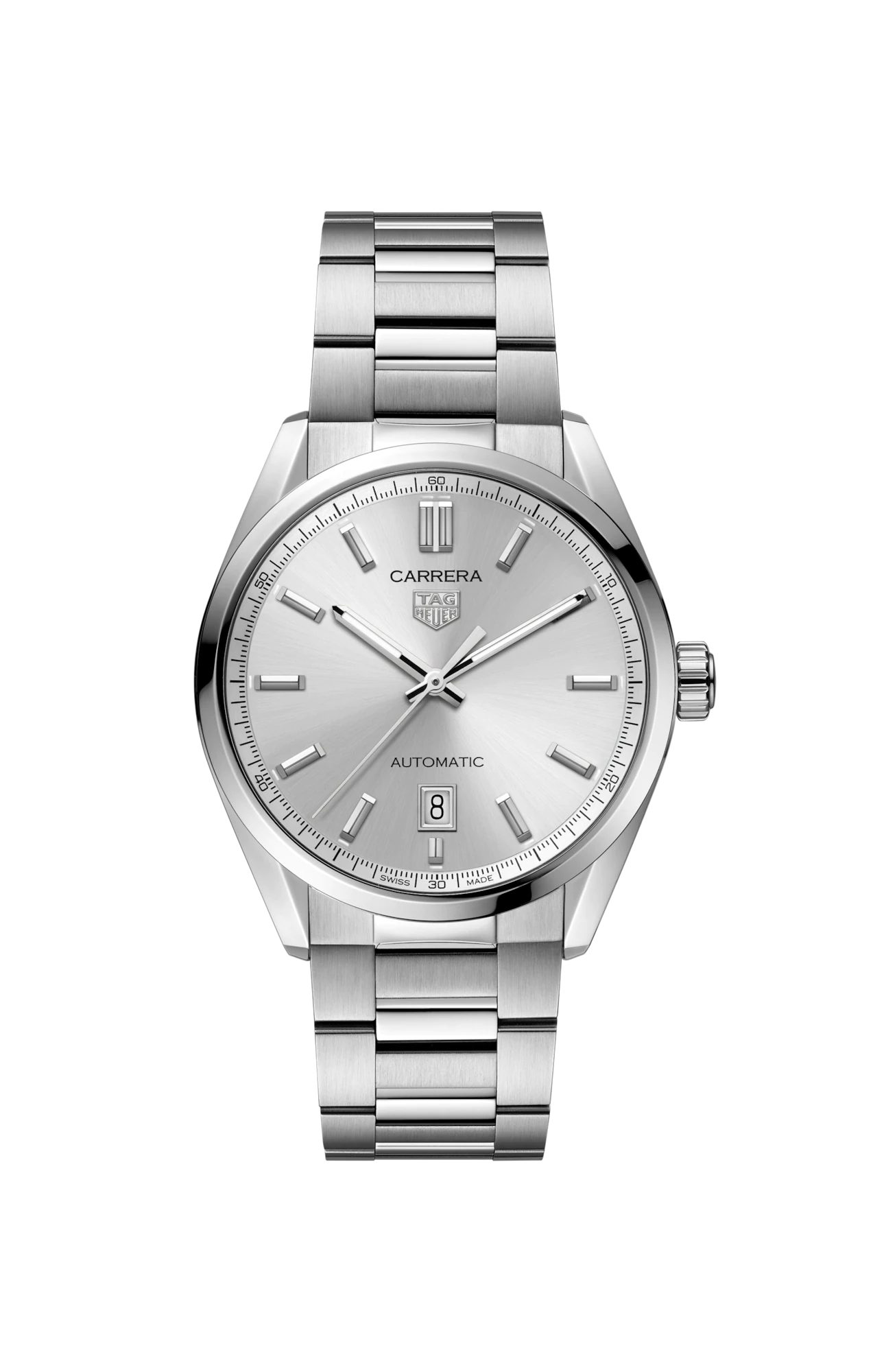 ✨TAGHEUER✨タグホイヤー✨デイト✨シルバー✨ホワイト文字盤✨腕時計✨ カレラ デイト|タグ・ホイヤー|小林時計店-高級腕時計の正規販売店