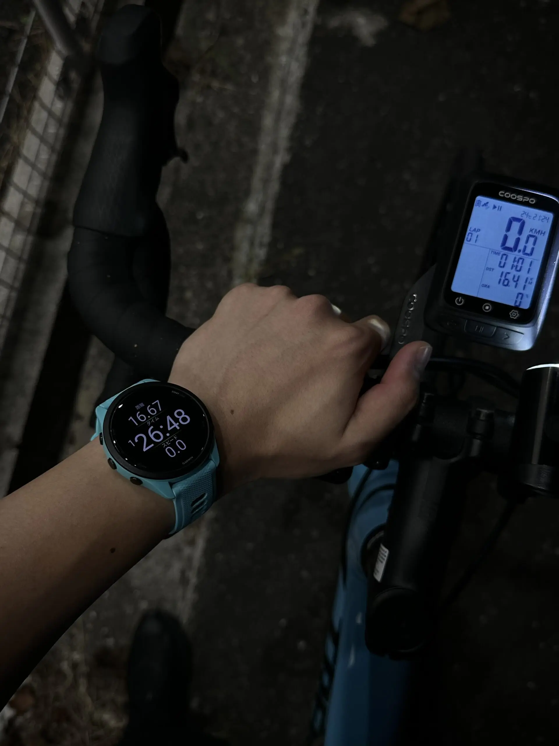 ガーミンのスマートウォッチ「Forerunner 265」を着けてサイクリング