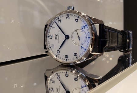 ポルトギーゼの青針 今なら クロノグラフ オートマティックモデルの両方あります 小林時計店 福岡 北九州 大分 高級腕時計の正規販売店